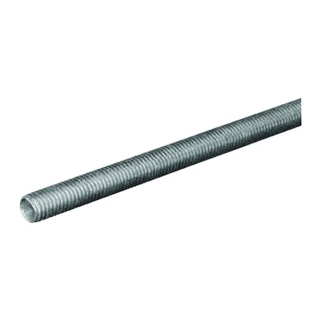 3/8-16 In. D X 12 In. L Steel Threaded Rod